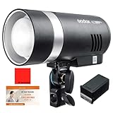[国内正規代理店] Godox AD300Pro 300W 3000-6000K LEDモデリングランプ 1/8000 HSS 2.4G フラッシュ ストロボ ライト 日本語説明書/クロス付/セット品 (AD300Pro)
