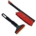 Price comparison product image L&P Set A053 Ice Scraper Car Murska Ice Scraper + L&P A059 Snow Brush Murska Broom Car Snow Brush Winter Snow Brush Sweeper Car Original Finland Top Quality (Set in Black and Red)