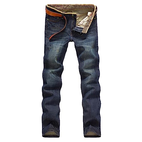 Jeans for Men Lightweight Straight Fit Relaxed Fit Comfortable Soft Bootcut Denim Pants Daily Casual Commuting Style Pants