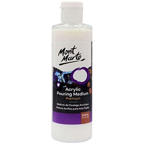 Mont Marte Acrylic Pouring Medium 240 ml White