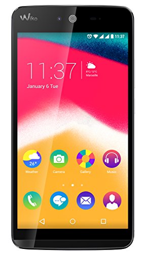 Wiko Rainbow Jam - Terminal libre de 5' (WiFi, Bluetooth, Quad Core 1,3 GHz, Cortex-A7, 1 GB de RAM, Android 5.1 Lollipop) color blanco
