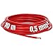 Produktbild Kalitec 10 Meter H05V-K 0,5 mm² rotI Kabel 0,5mm2 als Verdrahtungsleitung I flexible Aderleitung PVC-Einzelader I Litze I Schaltdraht