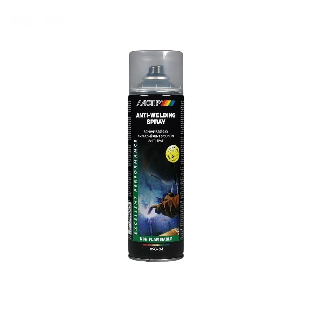 500ml Anti-Welding Spray, Anti-Spatter Welding Spray,Non-Flammable Formula, Prevents Weld Spatter Adhesion, Protects Nozzles, Torches and Workpieces, Easy-to-Use Aerosol for Welding Applications