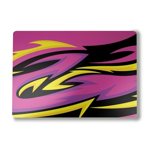 Image of Laptop Skin Compatible with Alienware M18 R2 (2024) - Tribal Magenta - Premium 3M Vinyl Protective Wrap Decal Cover - Easy to Apply | Crafted in The USA by MightySkins