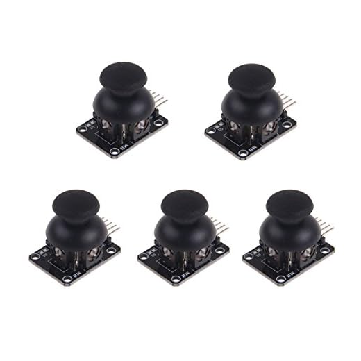 ARCELI 5PCS PS2 Joystick Joystick XY Dual Axis Joystick Breakout Module per Arduino