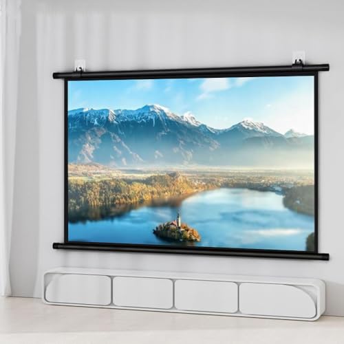 Pantalla Manual para Proyector 72 Pulgadas 16:9 miniatura 1