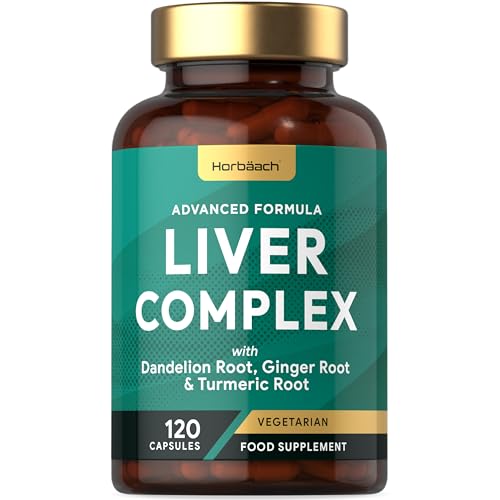 Liver Support Supplement | Advanced Complex Formula with 14 Essential Ingredients: Artichoke Extract, Dandelion Root & More! | 120 Vegetarian Capsules | by Horbaach