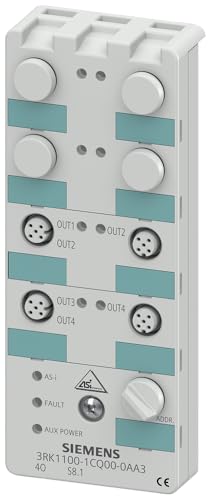 Módulo compacto AS-i Siemens contra fallos de cableado con 4 salidas digitales estables 2