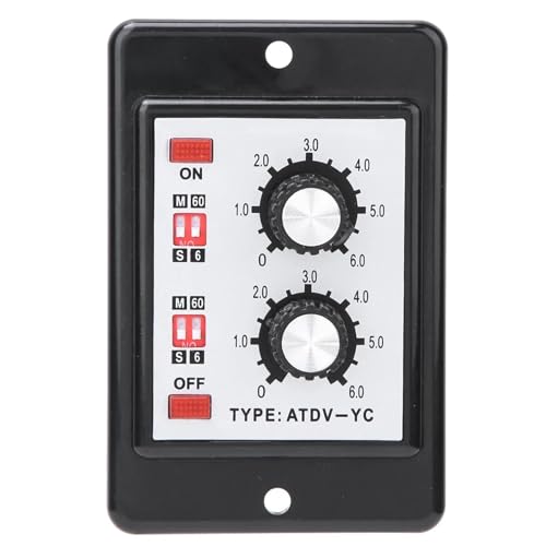 Interrupteur de temps réglable 6S-60M pour automatisme DC24