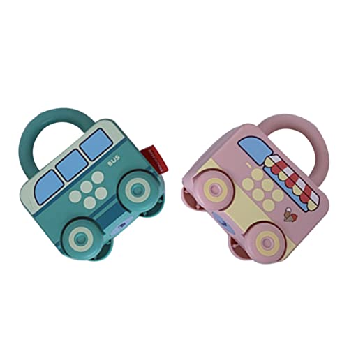 HONITANO 2 Piezas Coche De Juguete Clave Juguetes Educativos Coche De Juguete para Juguete para Coche En Miniatura Modelo De Vehículo Desbloqueando Auto El Plastico
