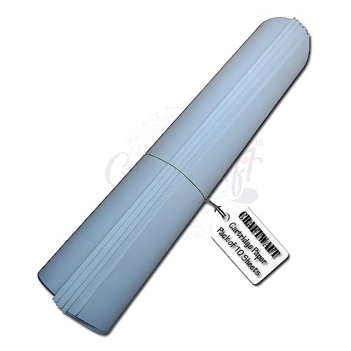 Image of CRAFTWAFT A1 Large Natural Cartridge Paper White 30X22 Inch Paper 140 GSM Ideal for Drawing, Craft, Project, Painting, Design (5)