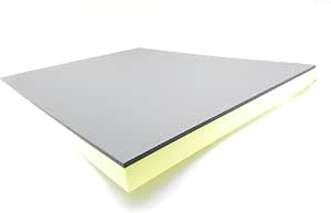 LT Easiyl 2 cuscinetti per filtro dell'aria in gommapiuma, colore nero, 30 x 21 x 1 cm, misura universale, per moto, auto motore