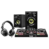 Hercules DJLearning Kit - All-in-one kit DJ - 2-deck DJControl Inpulse 200 USB DJ controller HDP DJ45 headphones DJMonitor 32 monitoring speakers - UK Version