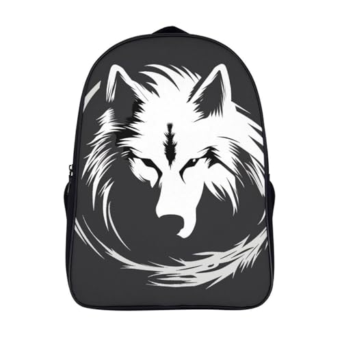 Sac à dos loup enfants robuste et spacieux 40cm pour ranger toutes les affaires