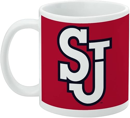 Miniatura 3 de GRAPHICS & MORE St. John's University - Taza de café de cerámica con logotipo primario de la Universidad de San Juan, tazas de regalo novedosas para