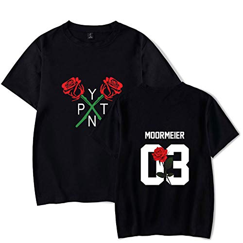 Payton Moormeier Camiseta Manga Corta Basica Mujer Hombre Swag Sudadera Sin Capucha Camisa Sweatshirt Sueter Blusa Cuello Redondo Jersey Verano Pulover Hip Hop Jumper Tunica Top A15171TX011S
