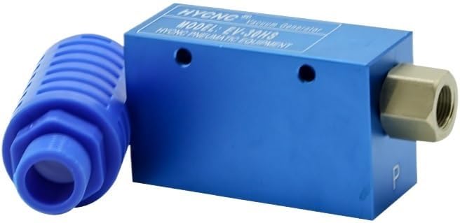 Vacuum Generator EV10 15 20 25 30HS Pneumatic Suction Negative Pressure Generator Suction Cup Control Vacuum Valve(EV-10HS)