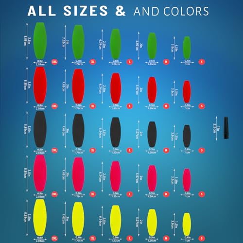 Narcissus Fishing Bobbers Floats for Catfish, Vibrant Hard Foam Fishing Peg Floats,Strong Buoyancy for Fishing Freshwater Saltwater,Perfect for Santee Catfish Rig