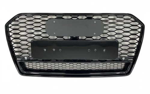 Calandre style RS6 noir brillant look sport au quotidien pour Audi A6 C7.5 2015