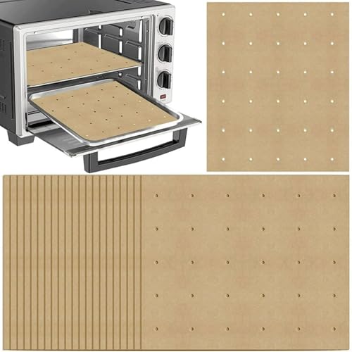 11" X 9" Pre-Cut Parchment Sheets, 100pcs Non-Stick Silicone Coated Greaseproof Waterproof Parchment Paper for Baking, High Temperature Resistance Parchment Paper for Air Fryer Oven Steamer Tray (A) - image 8