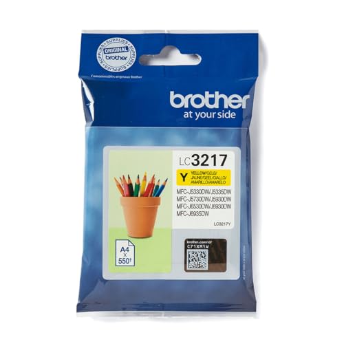 Cartouche d encre Brother LC3217 JAUNE