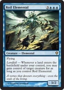 Magic: the Gathering - Roil Elemental (62) - Zendikar