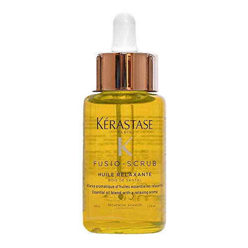 Fusio Scrub Oil Relaxing Sandalwood 1.6 Oz Compatible with Kerastase Scalp Treatment
