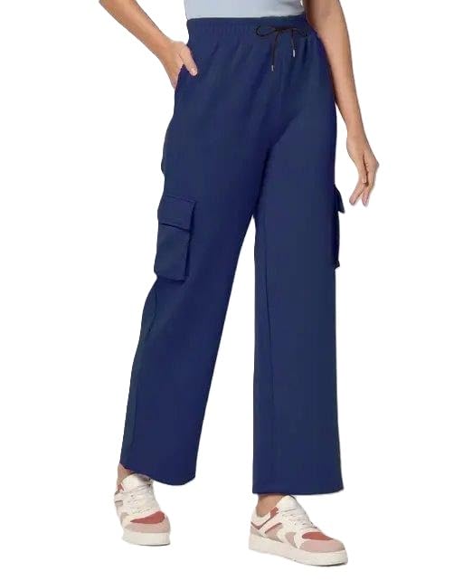 Image of Women Cargo Pants 4 Pocket Design Casual Comfortable Utility Style Everyday Travel Outdoor Outfit