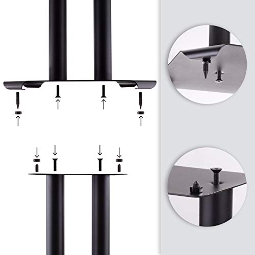 Soportes para Altavoz Duronic SPS1022 de 80cm con Base de 24x24cm 3