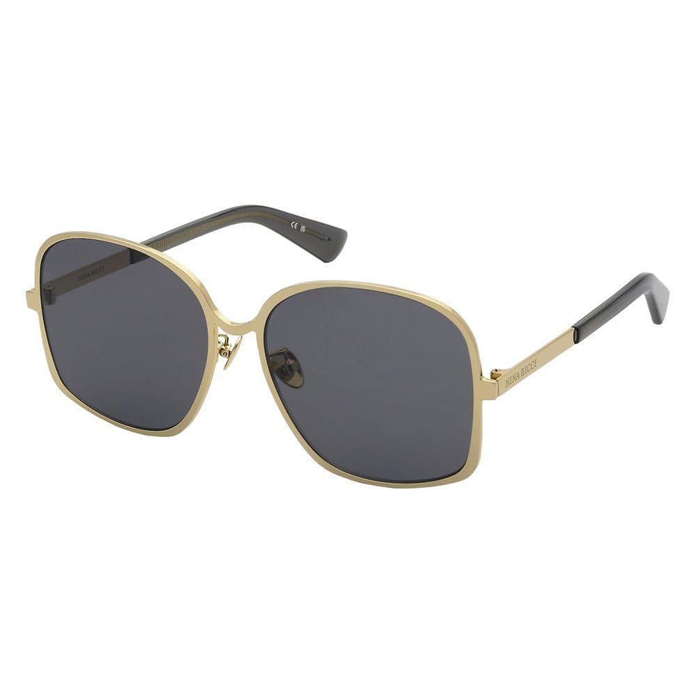 DE RIGO VISION ESPAÑA SUNGLASSES Nina Ricci - MAT: Metal-C: SHINY TOTAL ROSE GOLD-SMOKE - D: 145x16 - Female