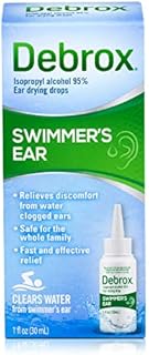 Debrox Swimmer's Ear Drying Drops for Adults & Kids, 1 Fl Oz (Pack of 1)
