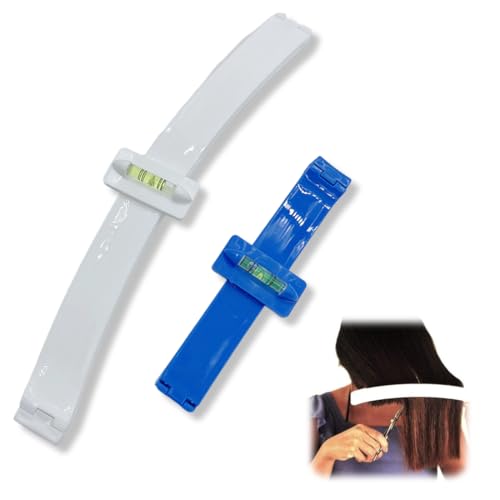 OUDQFCJ 2 Pcs Kit de Coupe de Cheveux Outil de Coupe DIY Guide de Coupe Frange et Coiffure Assistant Professionnel pour Hommes, Femmes et Enfants