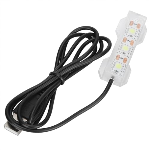 Ejoyous Mini Éclairage LED d'Aquarium - Barre Lumineuse LED Subaquatique Haute Intensité pour Poissons et Plante 6x2cm
