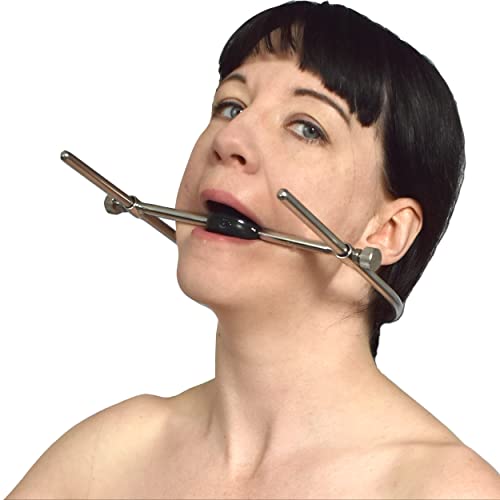 Baillon métal BDSM pour bloquer la parole sans douleur en bondage