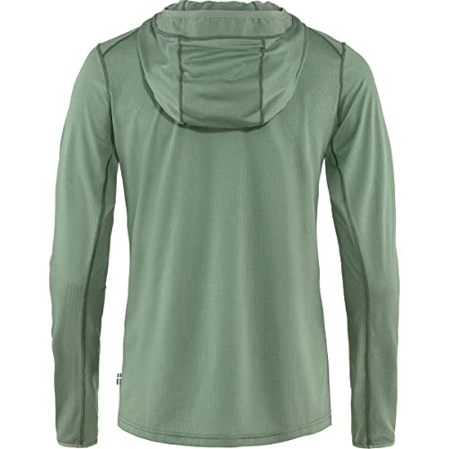 Fjällräven Damen Abisko Sun-Hoodie, Patina Green, S