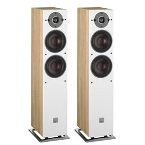 DALI Oberon 5 staande luidsprekers paar licht eiken