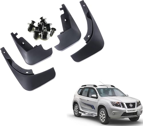 Image of WolkomHome Mud Flap Compatible with Terrano - Durable Splash Guards for Car Exterior Protection