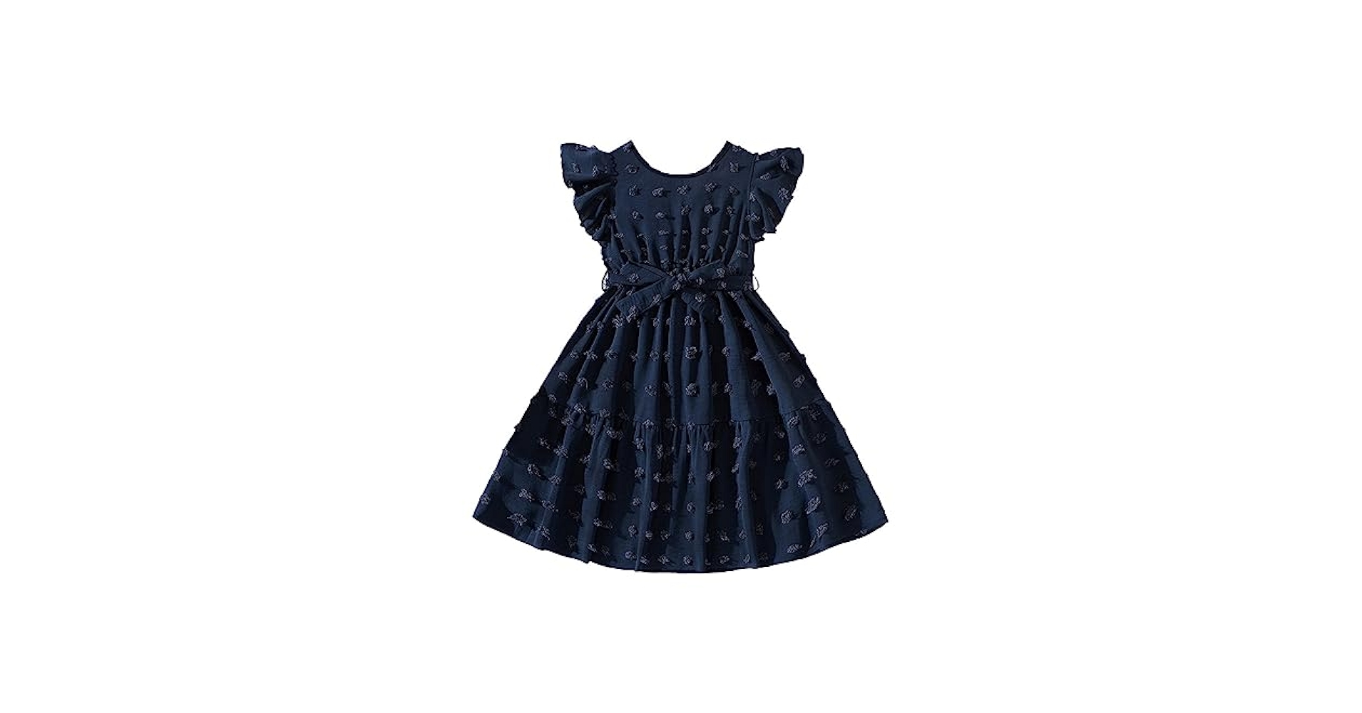 Amazon.com: KAGAYD Little Girls Flutter Sleeve Dresses