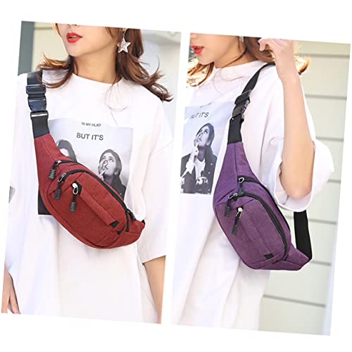 SUPVOX carteira esportiva pochete bolsa mensageiro bolsas de bolsa de corpo para mulheres cinto tran