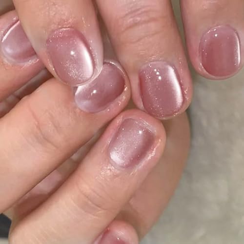 ネイルの猫のアイプレス輝きスクエアアクリルフェイクネイル爪の爪に再利用可能なスティックアートマニキュアの装飾