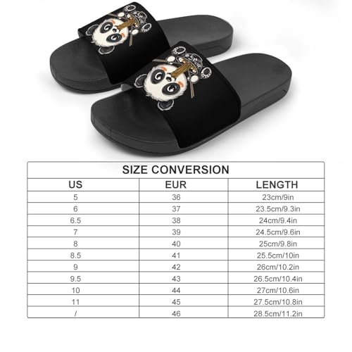Kawaii Panda Japanese Ramen Noodles House Sandals Non-Slip Bathroom Slippers Beach Summer Shoes for Men Women2
