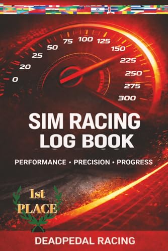 SIM RACING LOG BOOK: : Performance Precision Progress: DEADPEDAL RACING: 9x6 160 pages/for all ages/Charts and setup sheets for tire PSI etc.GR8 for ... | Lap Time, Setup LOG,Telemetry/maintenance