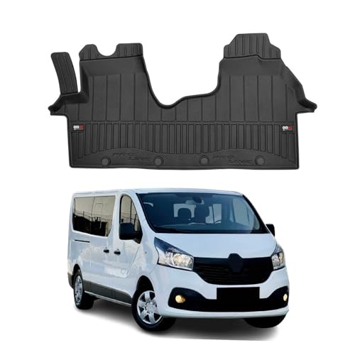 Tapis de Sol Compatible avec Renault Trafic 2014-2026 TPE Noir