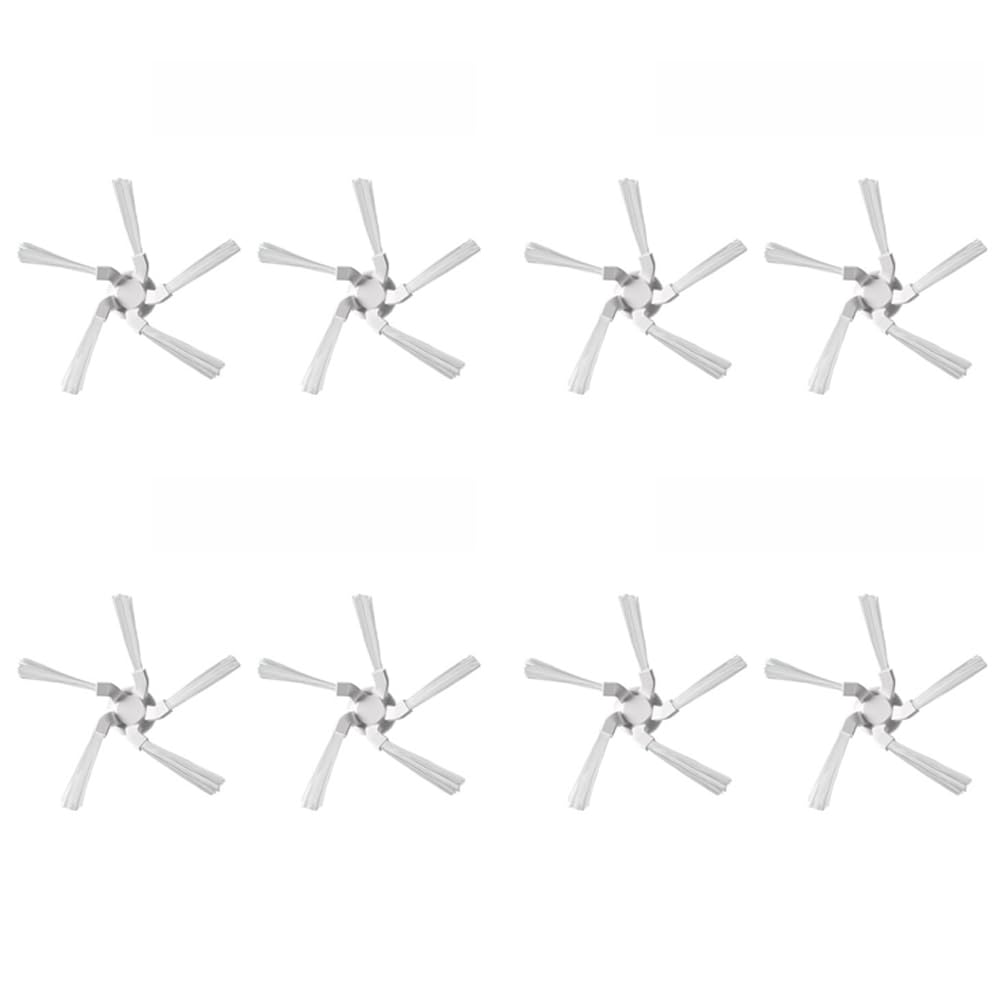 Hndhbfgrt 8Pcs Side Brush for W10 STYTJ06ZHM Vacuum Cleaner 5-Corner Burr Brush Clean Replace Parts