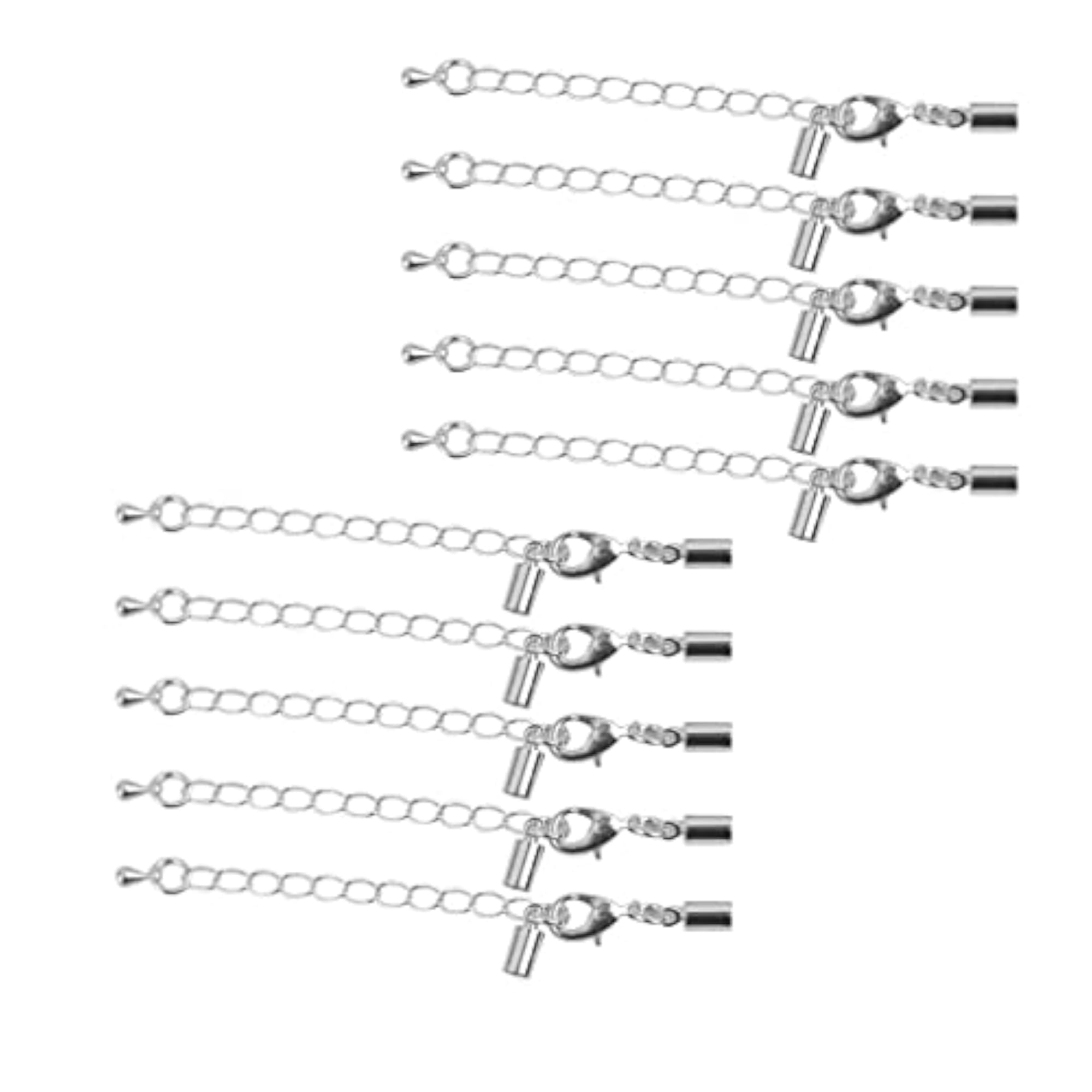24pcs Necklace Bracelet Chain Extender with Lobster Clips