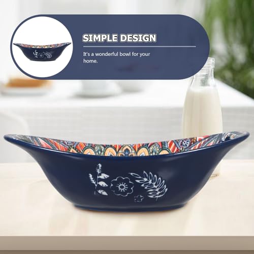 Bol céramique multi-usage léger avec anse pour fruits et snacks - 8