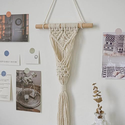 Tapiz de macramé Avoik para decorar tu salón con un toque bohemio elegante 2