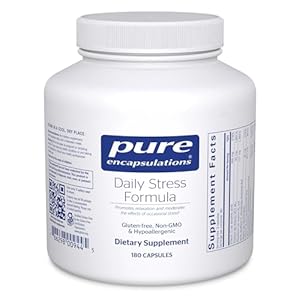Pure Encapsulations Daily Stress Formula | Promotes Relaxation and Moderates The Effects of Occasional Stress*| 180 Capsules