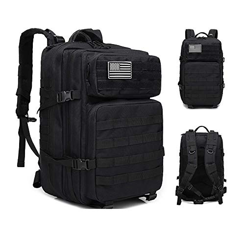 Mochila Táctica Militar Impermeable de 45L para Marcha, Excursionismo, Montañismo, Senderismo, Camping, Trekking, Caza y Aire Libre Ciclismo Cover
