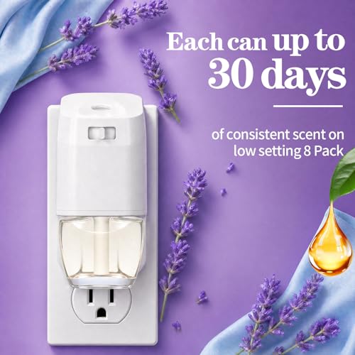 Image of Plug-In Air Freshener Refills 8 Count, Scented Oils Refills for Sleep